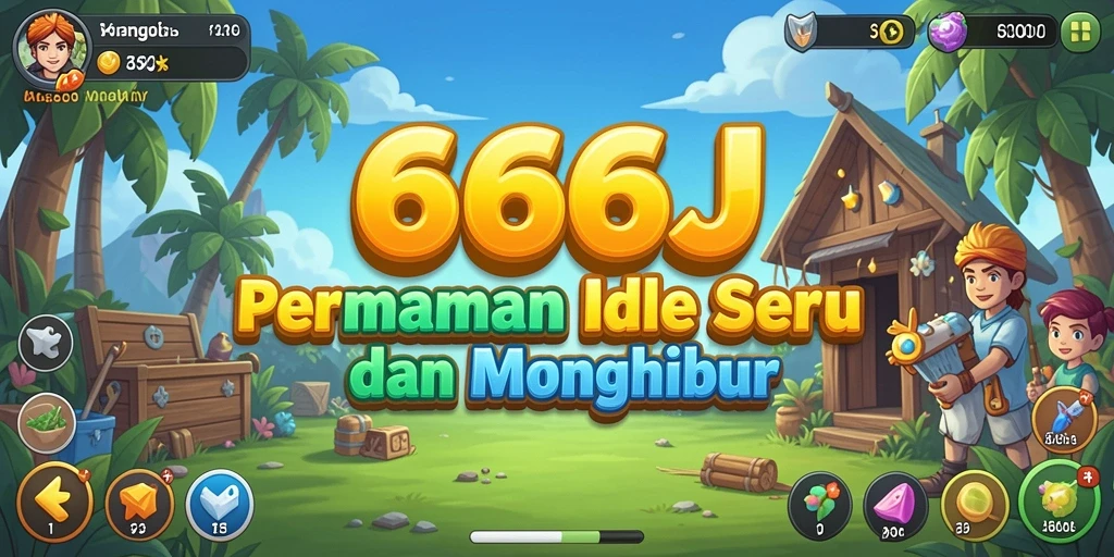Tampilan gameplay seru dan interaktif di 666J.