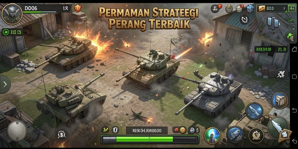 Tampilan gameplay D06 yang menegangkan dan strategis.