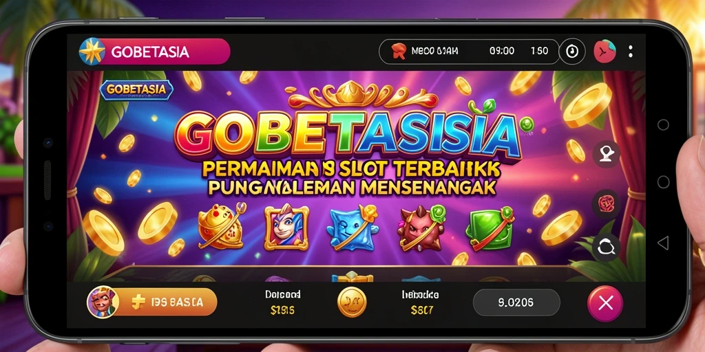 Tampilan gameplay Slot yang memukau dan mengasyikkan di GOBETASIA.
