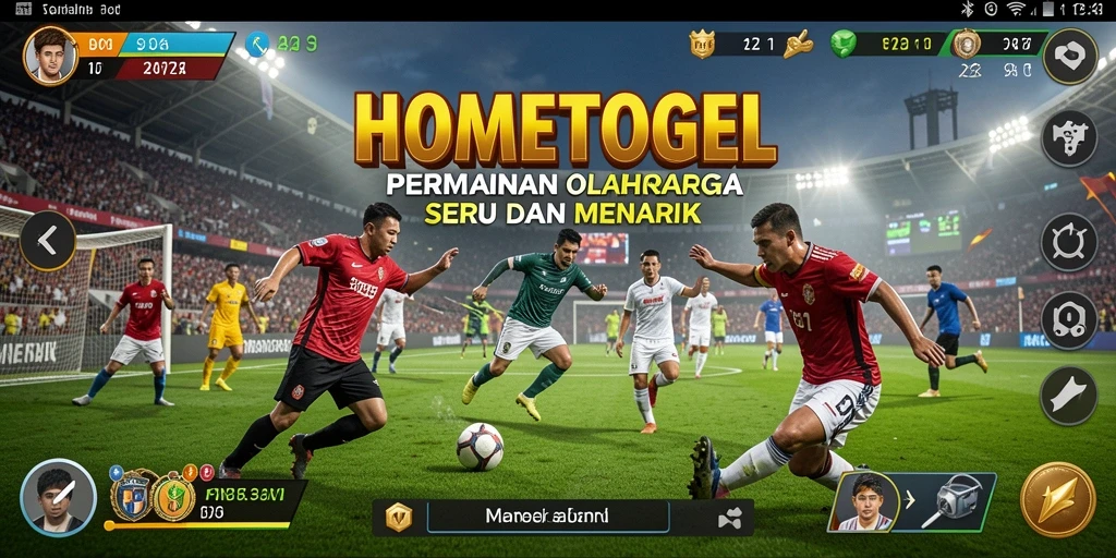 Tampilan gameplay yang seru dan interaktif dari HOMETOGEL.