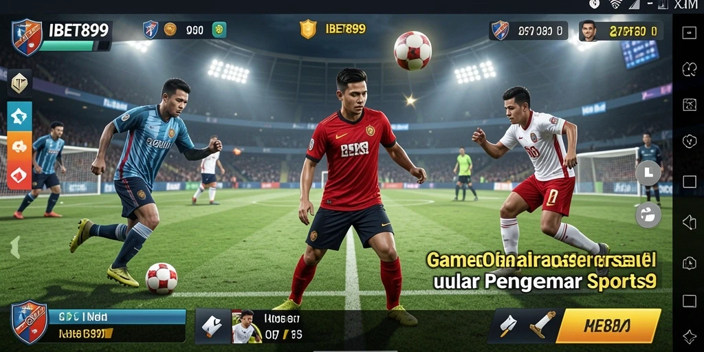 Tampilan gameplay seru dari IBET899, menunjukkan aksi olahraga yang mendebarkan.