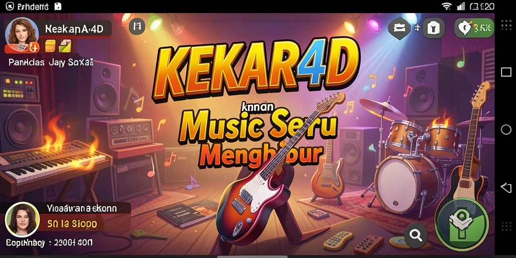 Tampilan gameplay KEKAR4D yang seru dan penuh warna.