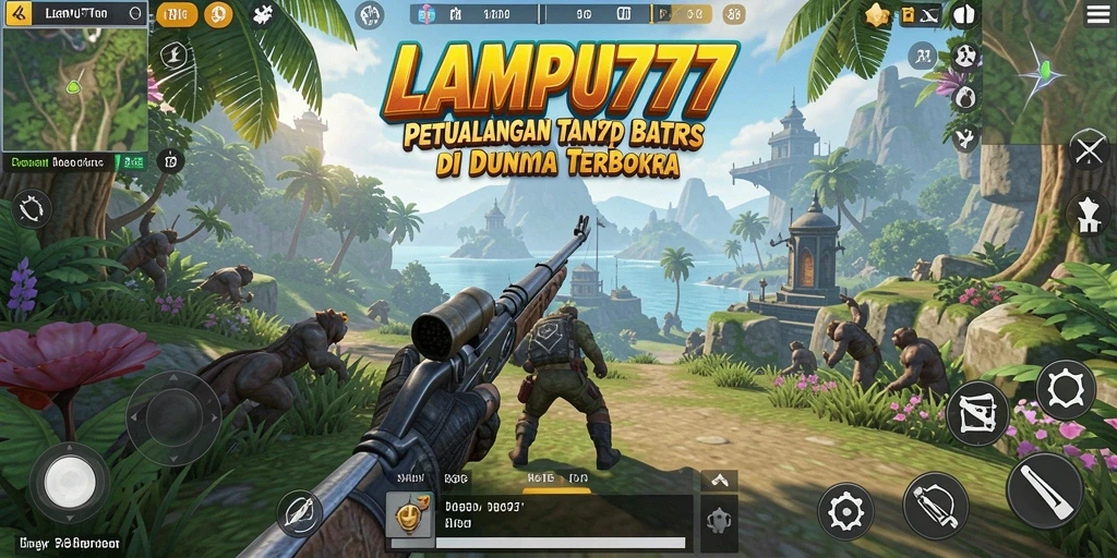 Tampilan gameplay <strong>LAMPU777</strong> menunjukkan petualangan mendebarkan di dunia terbuka.