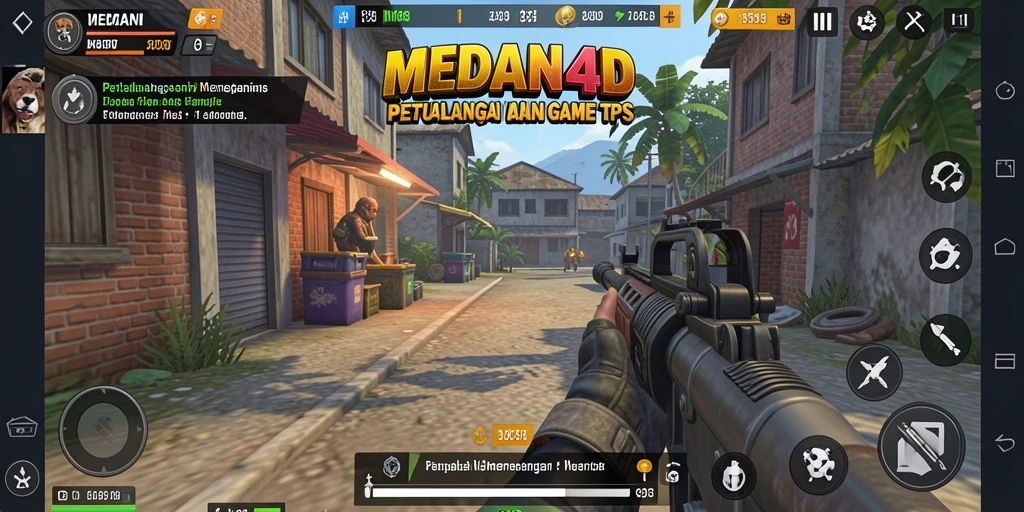 Tampilan gameplay MEDAN4D penuh aksi dan strategi.