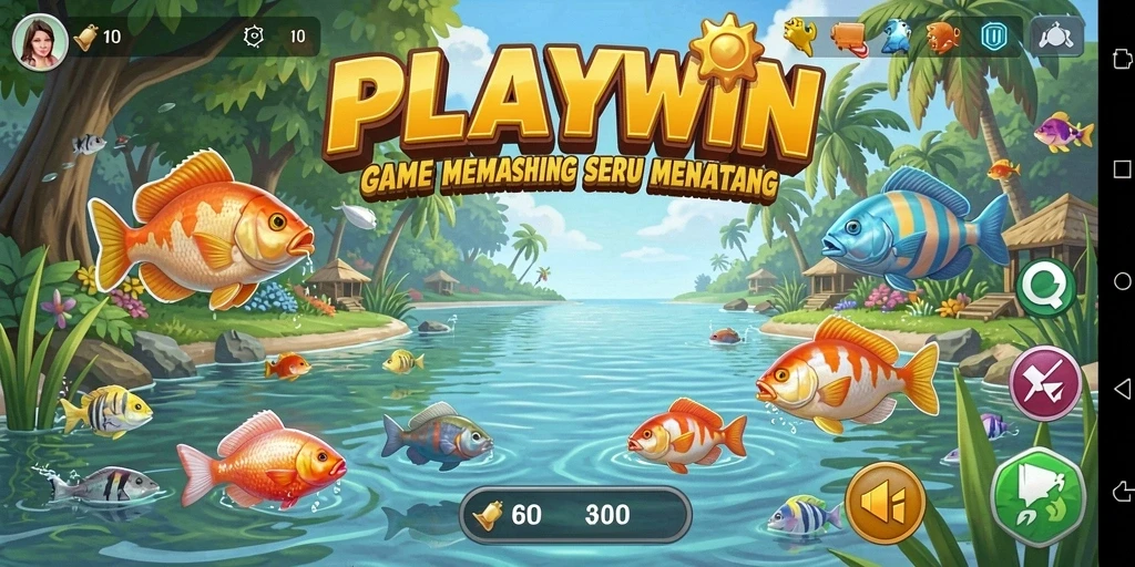 Pengalaman memancing yang mendebarkan dan menakjubkan di PLAYWIN.