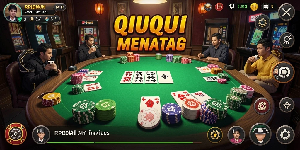 Gameplay QiuQiu yang seru dan interaktif di RPIDWIN.