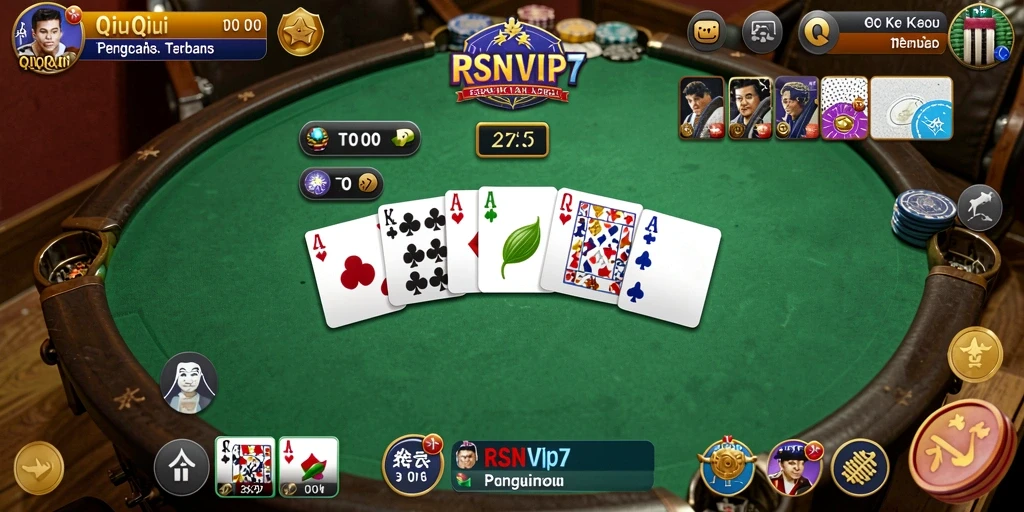 Gameplay seru QiuQiu di RSNVIP7.