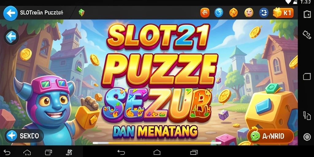 Screenshot utama menampilkan gameplay Puzzle yang menarik dan menyenangkan.