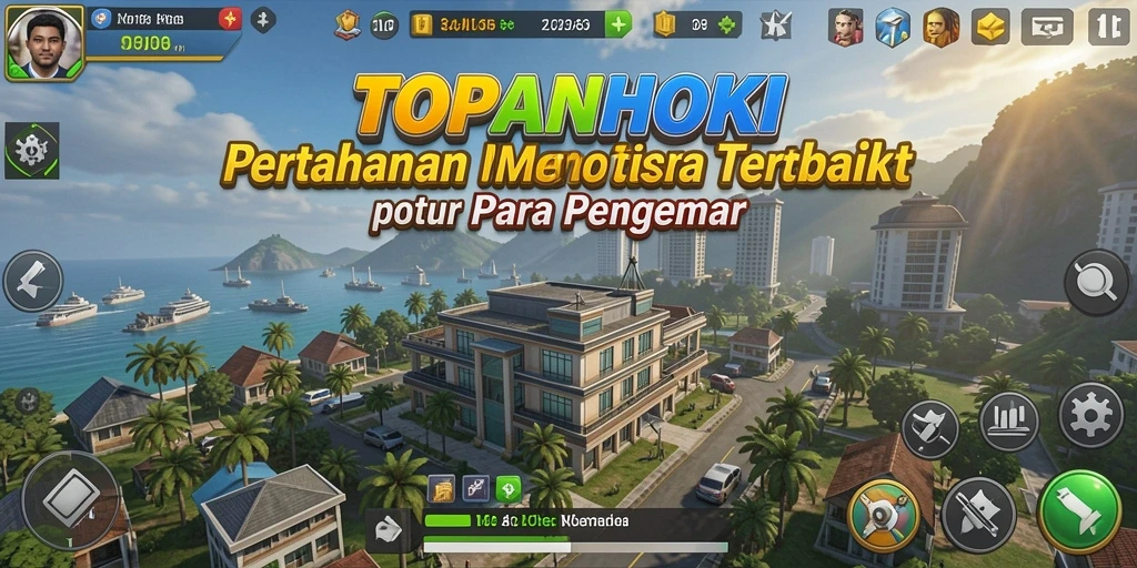 Gameplay seru dan menantang di <strong>TOPANHOKI</strong>, strategi menara untuk melawan musuh.